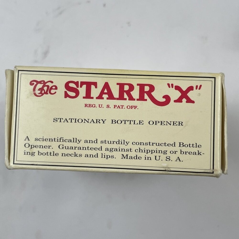 Vintage Starr X Stationary Bottle Opener Wall Mount USA - Picture 6 of 7